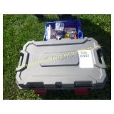 (2) TOTES FULL OF DOOR LOCKS