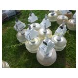 (6) HIGH BAY METAL A GLASS LIGHTS