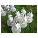 (6) HIGH BAY METAL A GLASS LIGHTS