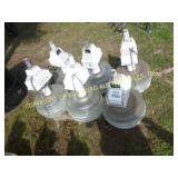 (6) HIGH BAY METAL A GLASS LIGHTS