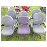 LOT OF (6) OFFICE CHAIRS