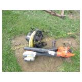 JOHN DEERE LEAF BLOWER & (2) MISC LEAF BLOWERS