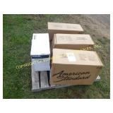 (3) NEW AMERICAN STANDARD TOILETS & KOHLER TANK