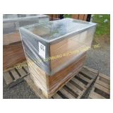 22IN X 36IN GLASS DISPLAY CASE WITH LIGHTS