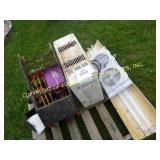 LOT OF MISC, FANS KEROSENE HEATER, ELECTRIC MOTOR