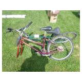 (2) BICYCLES W/OUT FRONT WHEELS