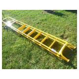 ROLLING LADDER W/ PULLYS