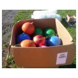 LOT OF LG BULB ORNAMENTS