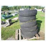 (6) CONTINENTIAL 225/70R19.5 TIRES