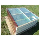 PALLET OF 17&1/4" X 17&1/4" GLASS PIECES