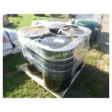 (4) EMPTY 55GAS METAL DRUMS