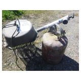 STEEL SAFETY FUEL TANK, BUG ZAPPER & DRUM PUMP