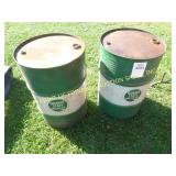 (2) 55 GAL DRUMS QUAKER STATE