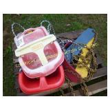 PALLET OF ROPE SWINGS & CHAIN SWINGS