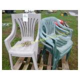 (5) PATIO CHAIRS