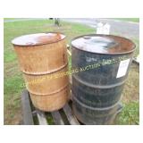 (2) 55 GAL STEEL DRUMS