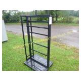 BLACK SHELF ON WHEELS