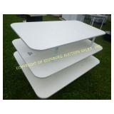 THREE TIER SHELF ON WHEELS