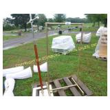 (2) METAL CLOTHES RACKS