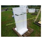 WHITE SHELF ON WHEELS