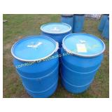 (2) 55 GALLON POLY DRUMS