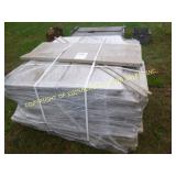 PALLET OF METAL SHELVES