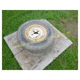 (2) WILLYS JEEP TIRES B78-73 (SNOW TIRES)