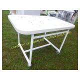 WHITE ROLLING TABLE
