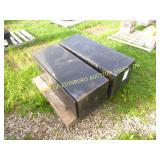 (2) BLACK TOOLBOXES