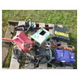 LOT OF MISC DEWALT 12V DRILL & POWER WASHER