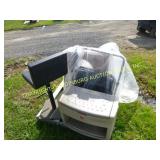 LOT OF MISC, (2) CHAIRS, STEP 2 STOOL