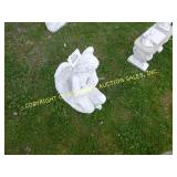 LARGE PRAYING ANGEL CONCRETE LAWN ORNAMENT