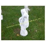 TALL ANGEL CONCRETE LAWN ORNAMENT
