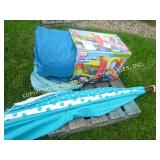 LITTLE TIKES JUMP N SLIDE BOUNCER & KIDS TENT