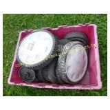 BIN OF LAWN MOWER WHEELS