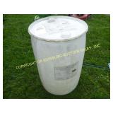 WHITE 55 GAL DRUM