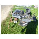 YARD MACHINE RIDING MOWER FRAME & DECK