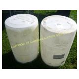 (2) 55 GAL POLY DRUMS