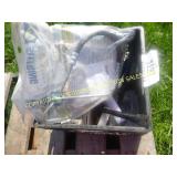 BLACK CRATE OF MISC PARTS