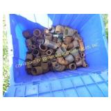 BIN OF PIPE FITTINGS