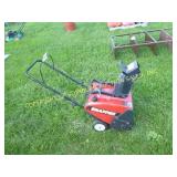 SNAPPER LE 17IN  SNOW BLOWER