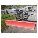 7.5FT WESTERN SNOW PLOW W/ BRACKETS AND LIGHTS