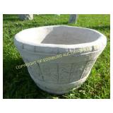 WHISKEY BARREL CONCRETE LAWN ORNAMENT