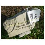 SISTER PLAQUE CONCRETE LAWN ORNAMENT