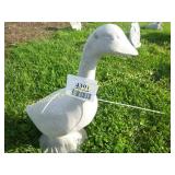 GOOSE CONCRETE LAWN ORNAMENT