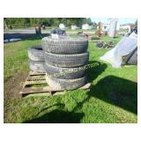 (4) CARLISLE ST235/85R16 TRAILER TIRES