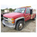 2001 CHEVROLET 3500 HD W/ 408-410 RECOVERY BOOM TO