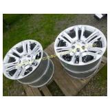 (4) 22" 6 LUG CHEVROLET ALLOY WHEELS