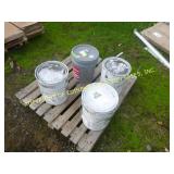 (4) BUCKETS OF PRECATALYZED SEALER