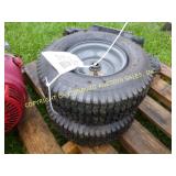 (2) 13X5.00-6 RIDING MOWER WHEELS